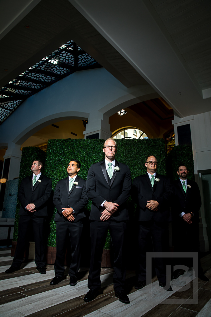 Hilton Waterfront Groomsmen Photos