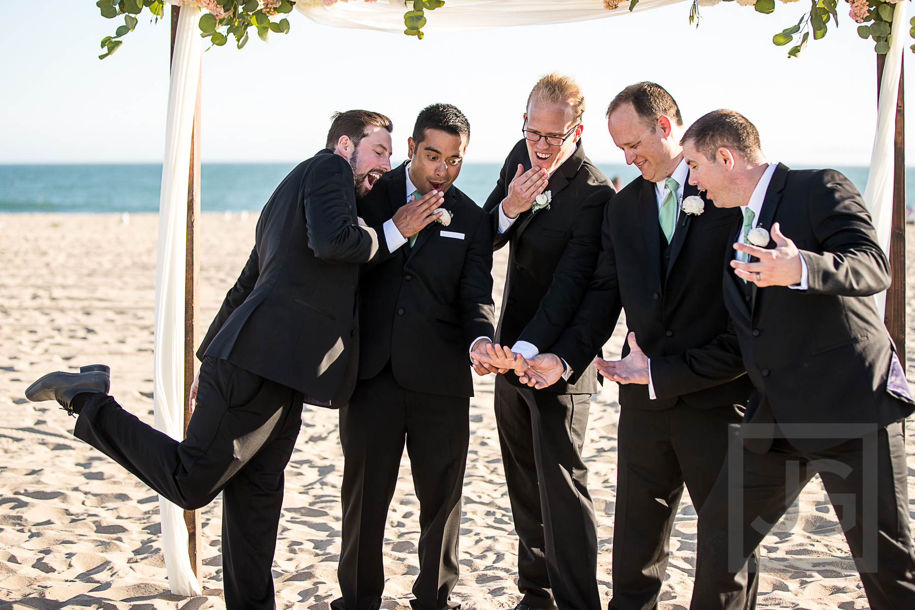 Hilton Waterfront Wedding Party Funny Photo