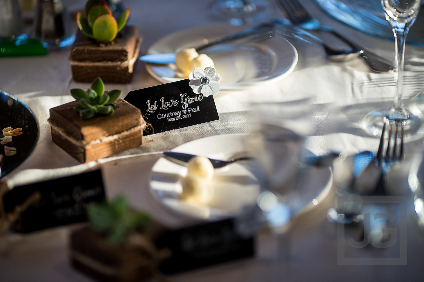 Hilton Waterfront Wedding Reception Details