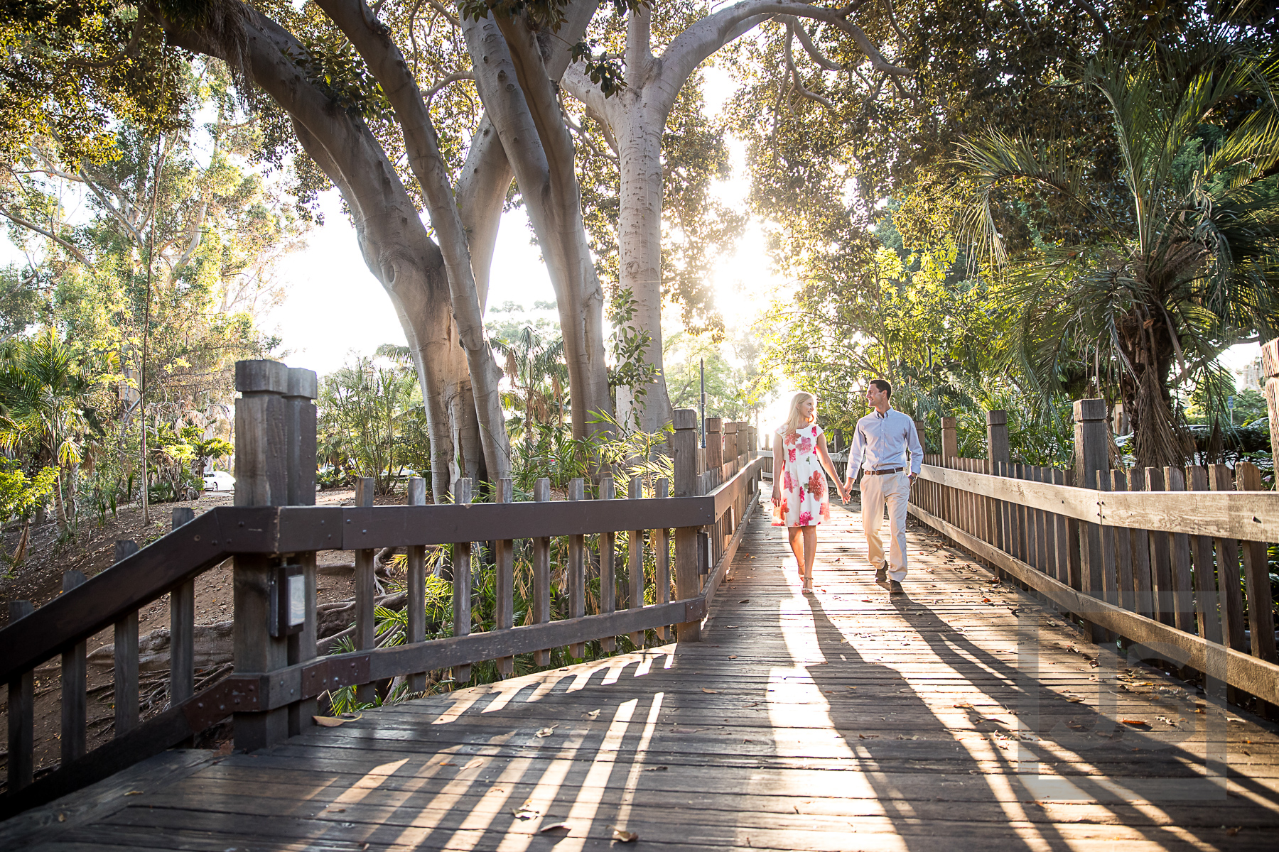 Balboa Park Engagement Photography