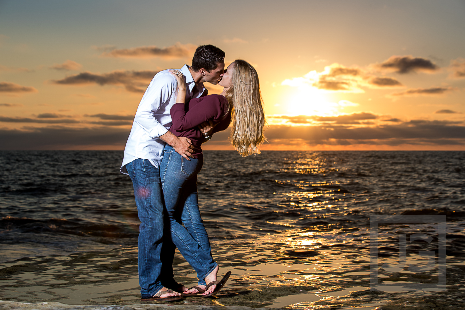 San Diego Engagement Photography with Sunset