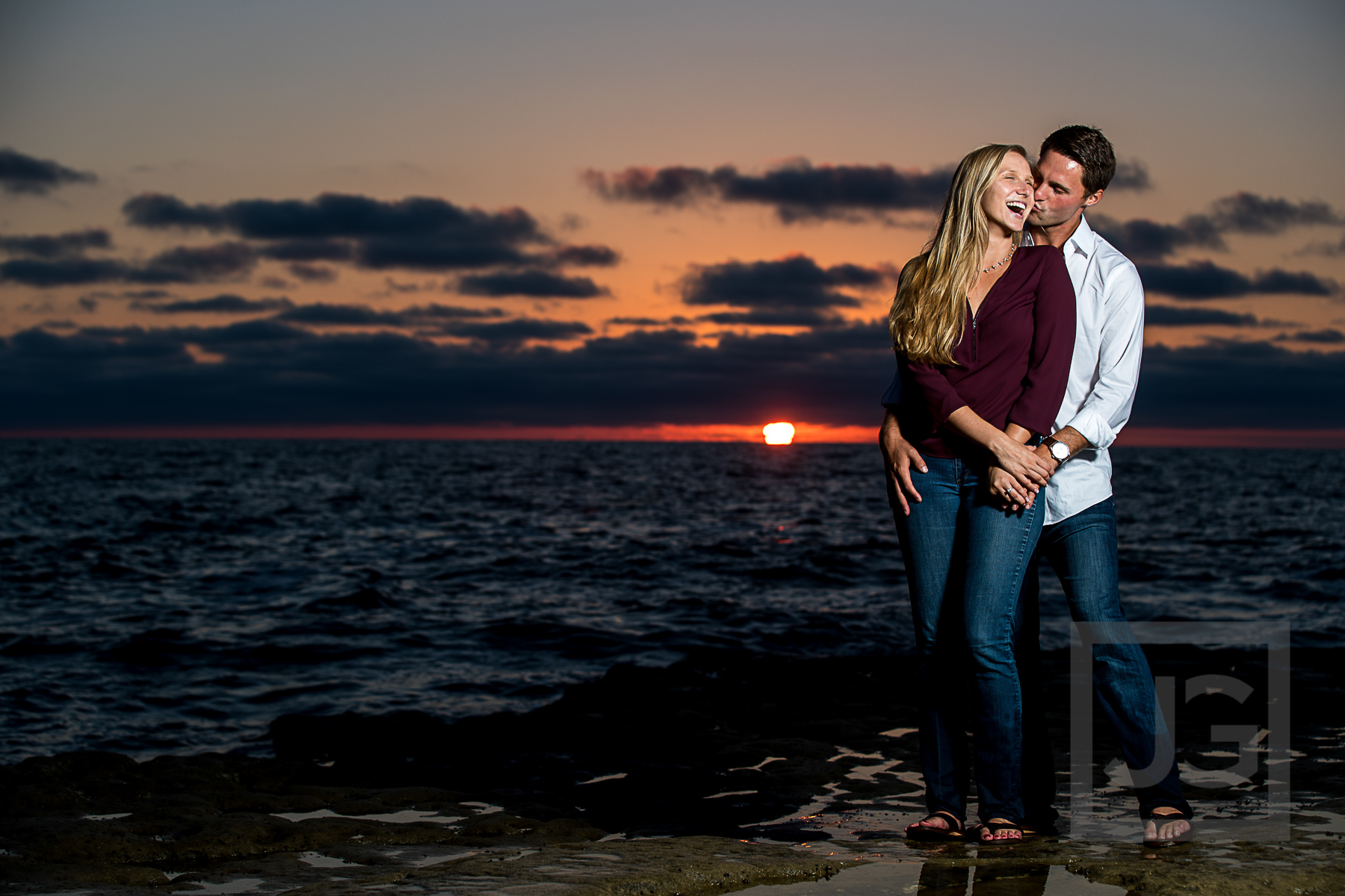 San Diego Sunset Engagement Photography