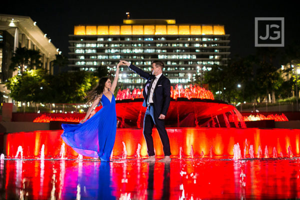Read more about the article Downtown Los Angeles Engagement Photos, Concert Hall | Natina & Eli