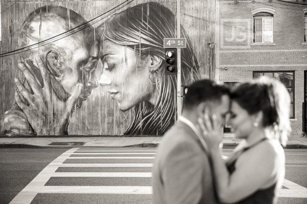 Read more about the article Graffiti Art, Downtown Los Angeles Engagement Photography | Karla + Omar