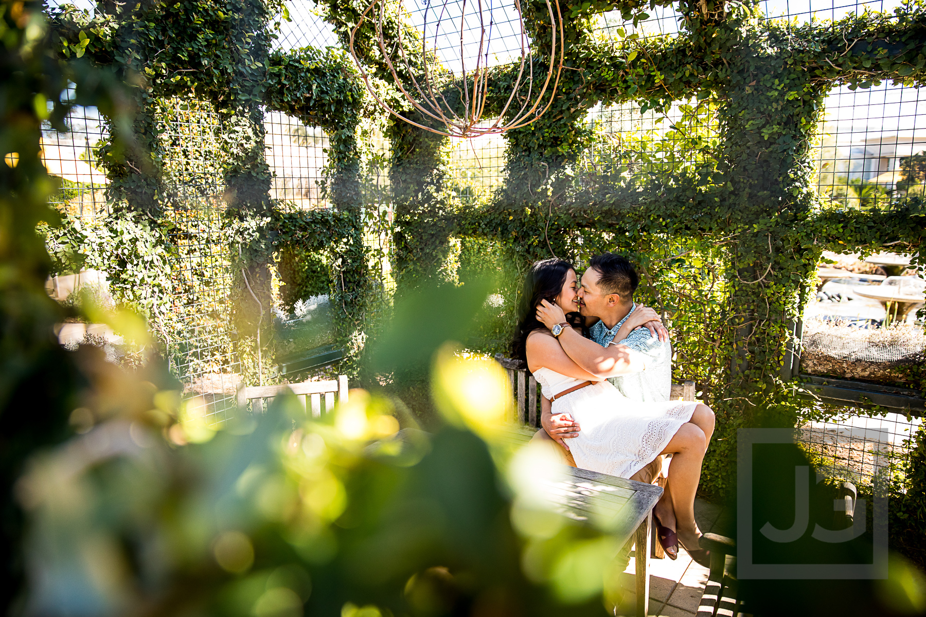 Engagement Photography Huntington Library Kid's Garden