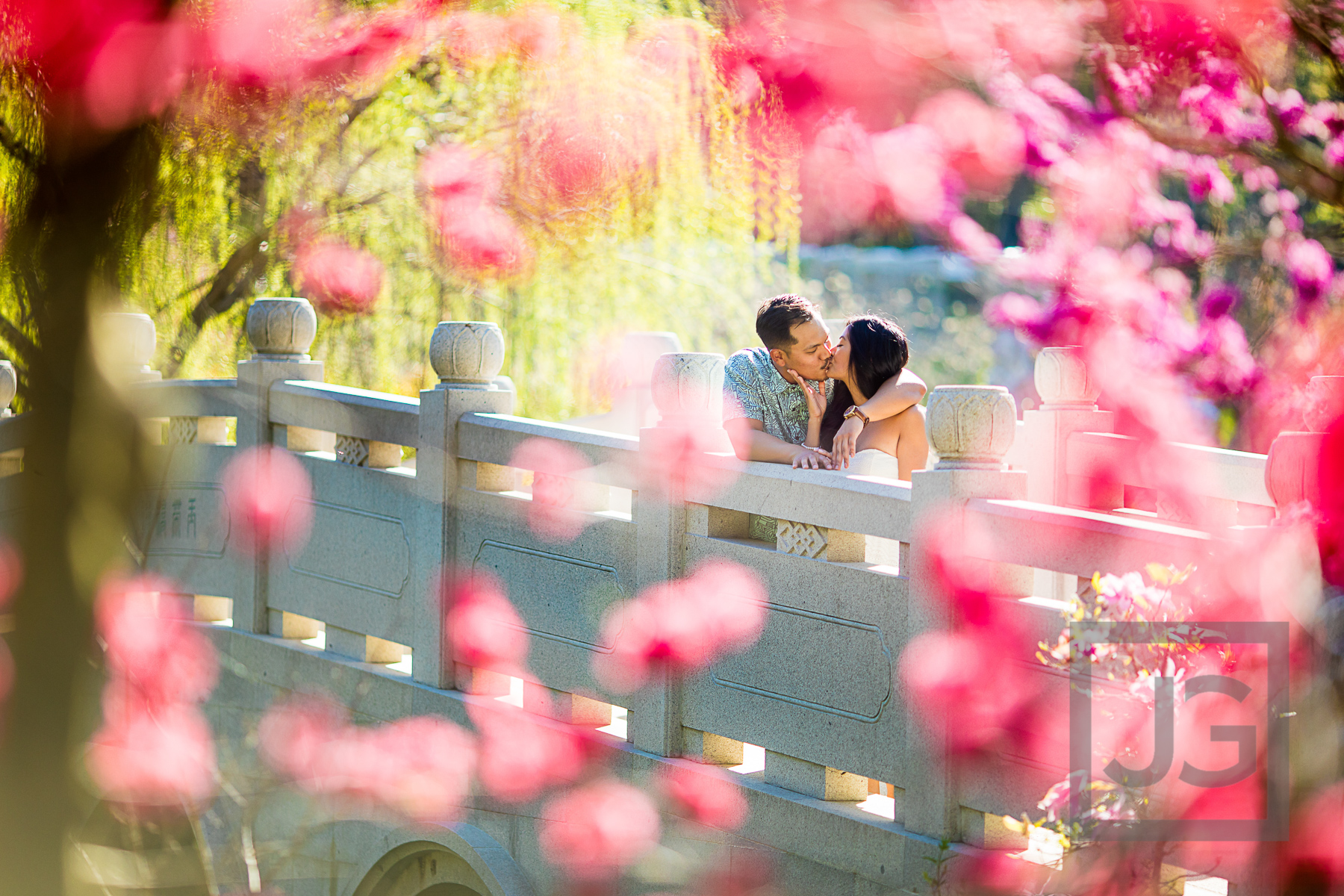 Engagement Photography Huntington Library Chinese Garden