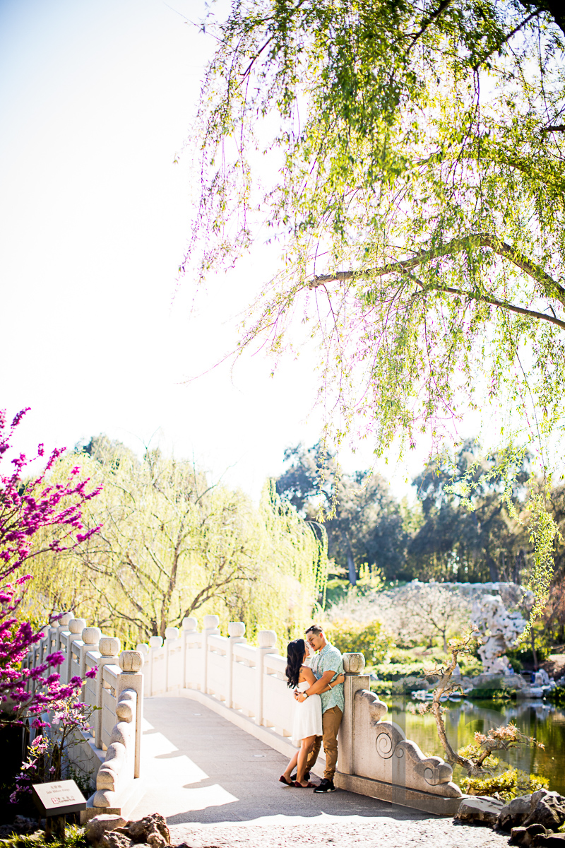 Engagement Photography Huntington Library Chinese Garden