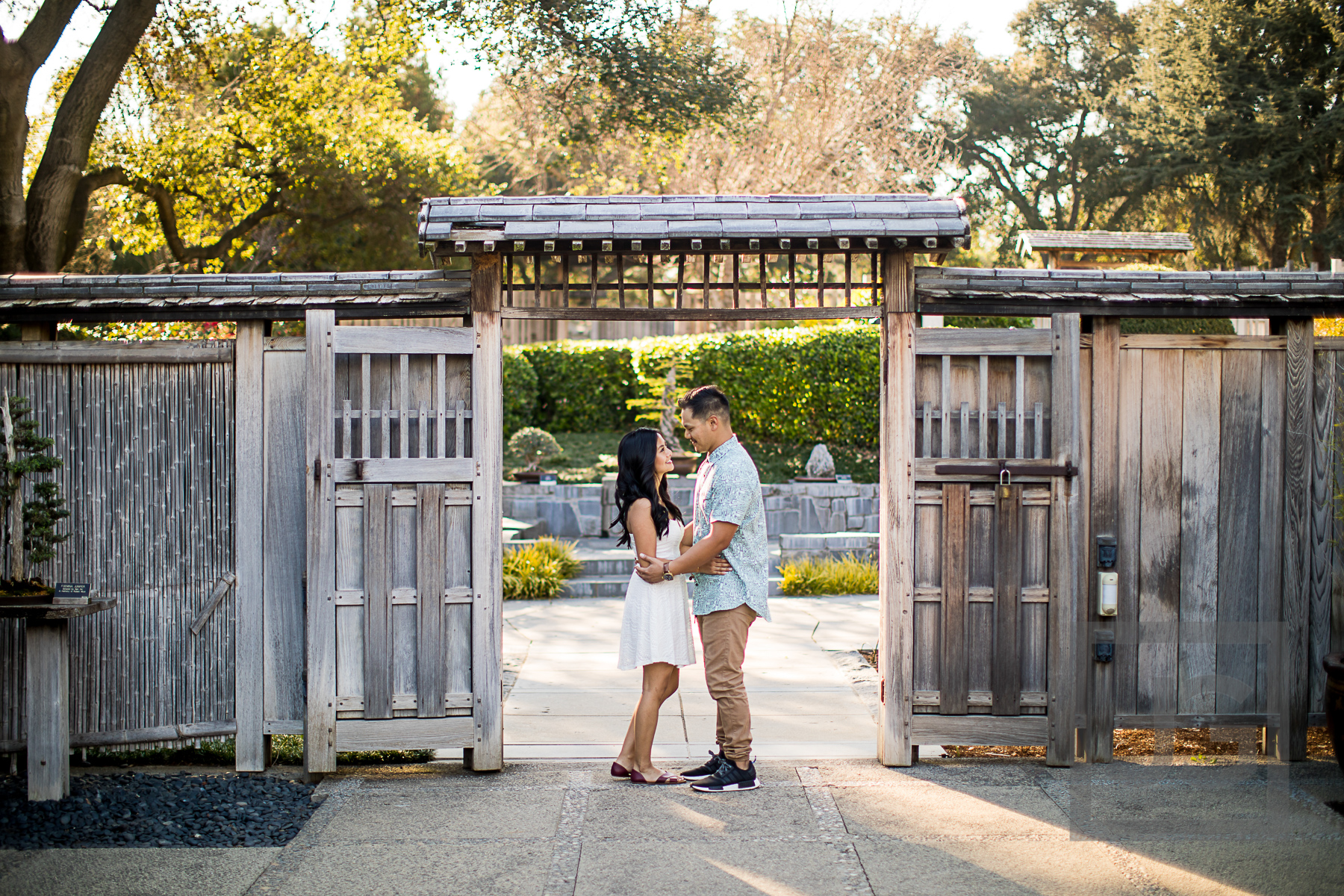 Engagement Photos Huntington Library Japanese Garden