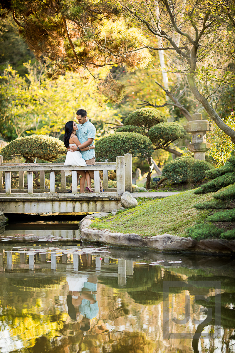 Japanese Garden Engagement Photography Huntington Library