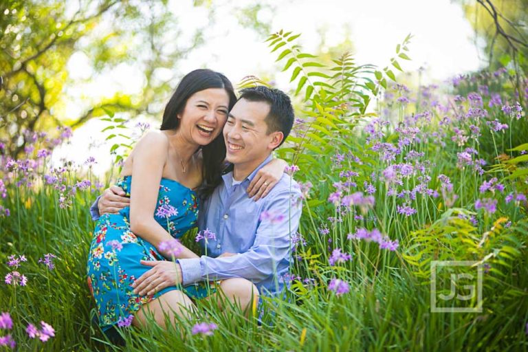 Read more about the article LA Arboretum Engagement Photos, Ambassador Gardens | Annie & Jon