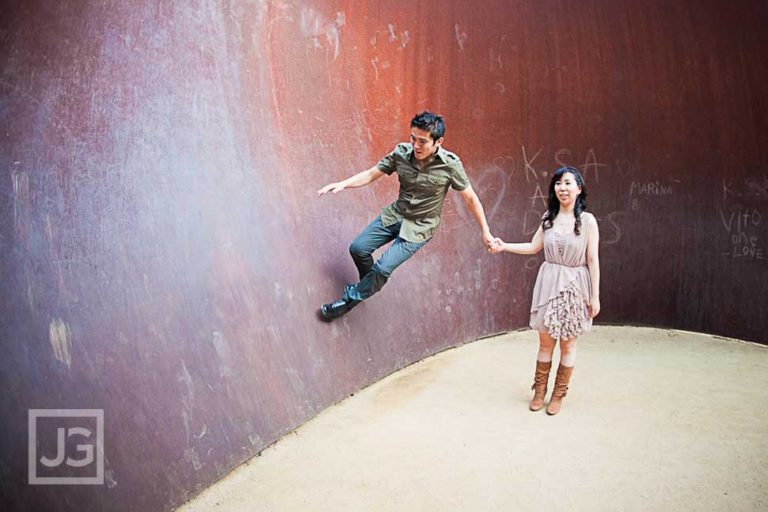 Read more about the article Getty Center Engagement Photography, UCLA | Lisa & Koichi