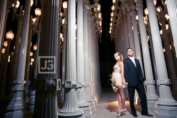 Read more about the article Manhattan Beach  Engagement Photography LACMA | B & W