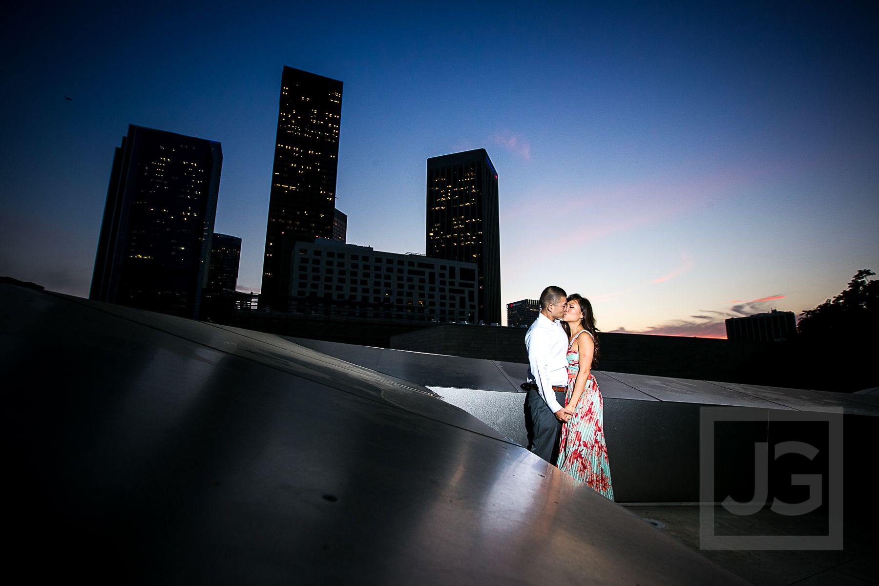 Downtown Los Angeles Engagement Photography