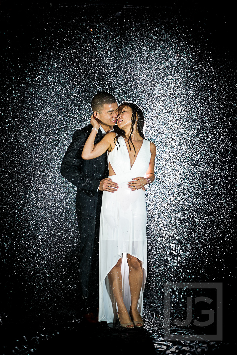 Rain Engagement Photos